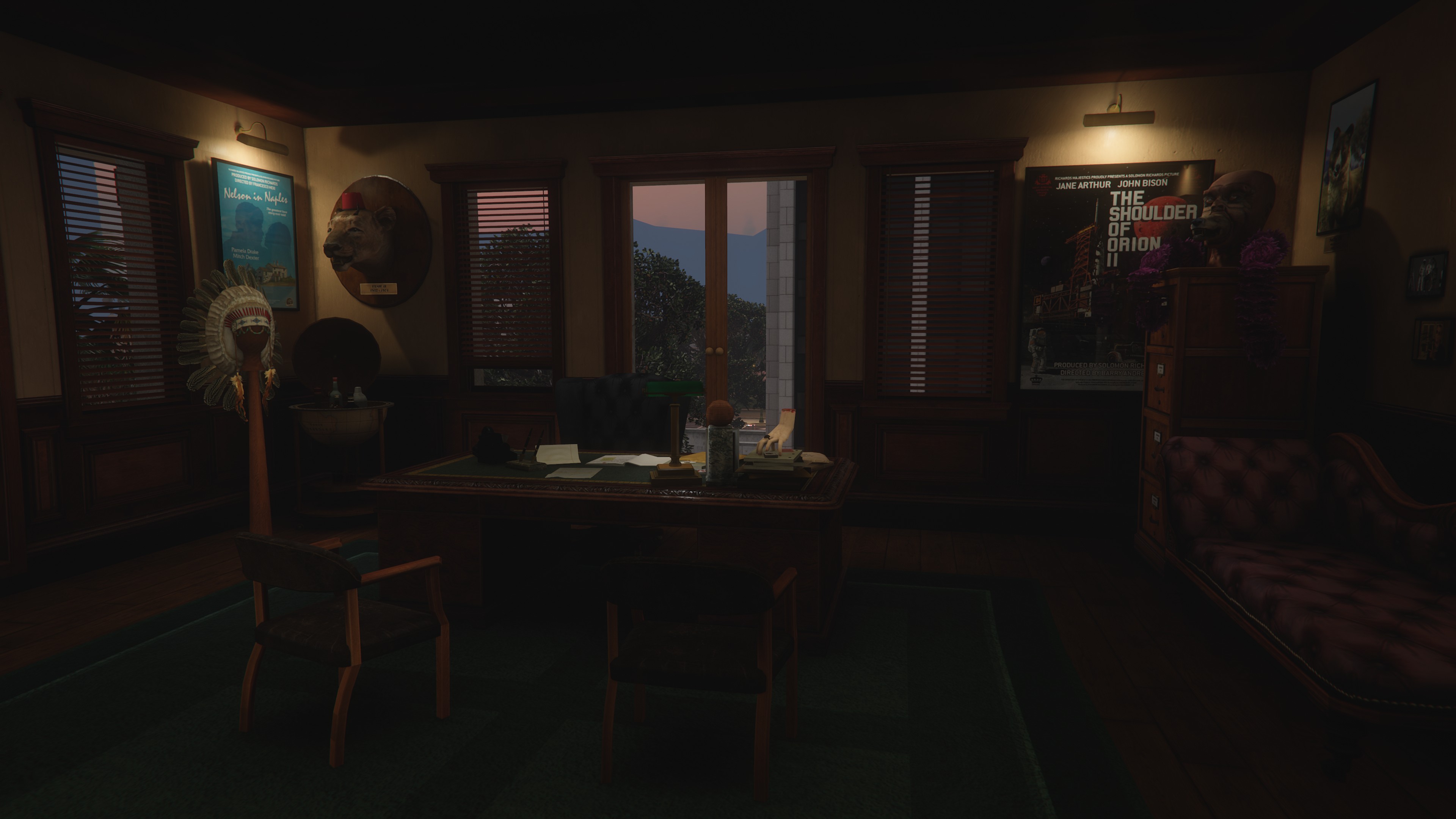 Richard Majestics office, this was later restored in GTA Online.