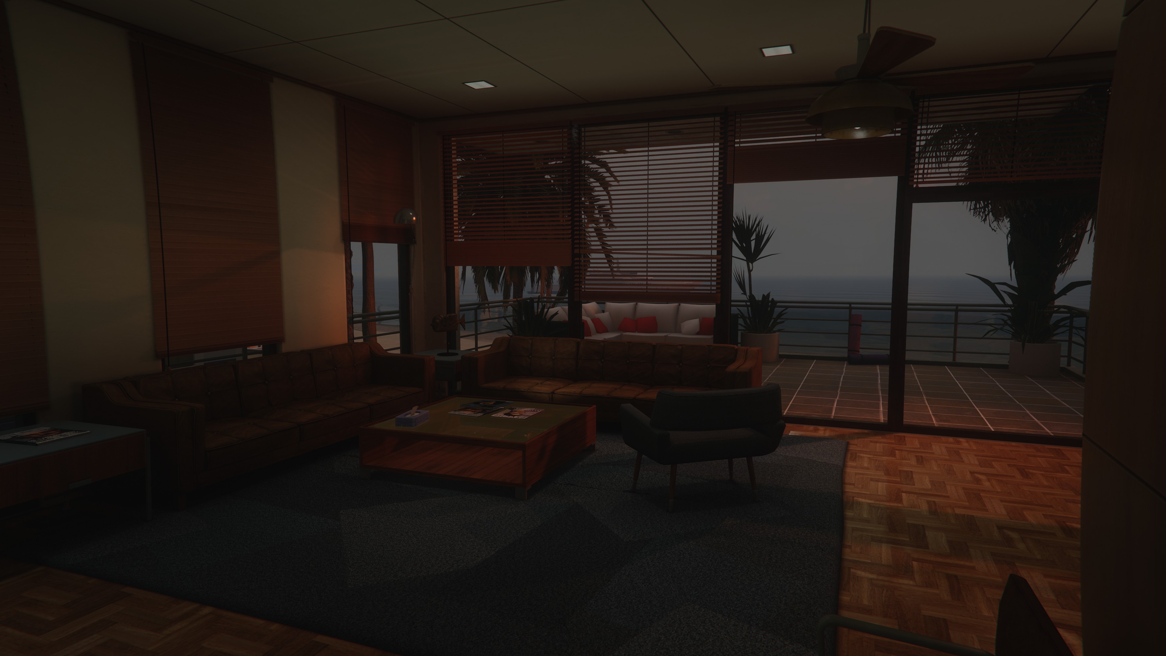 Therapists room, we say this a lot in cutscenes.