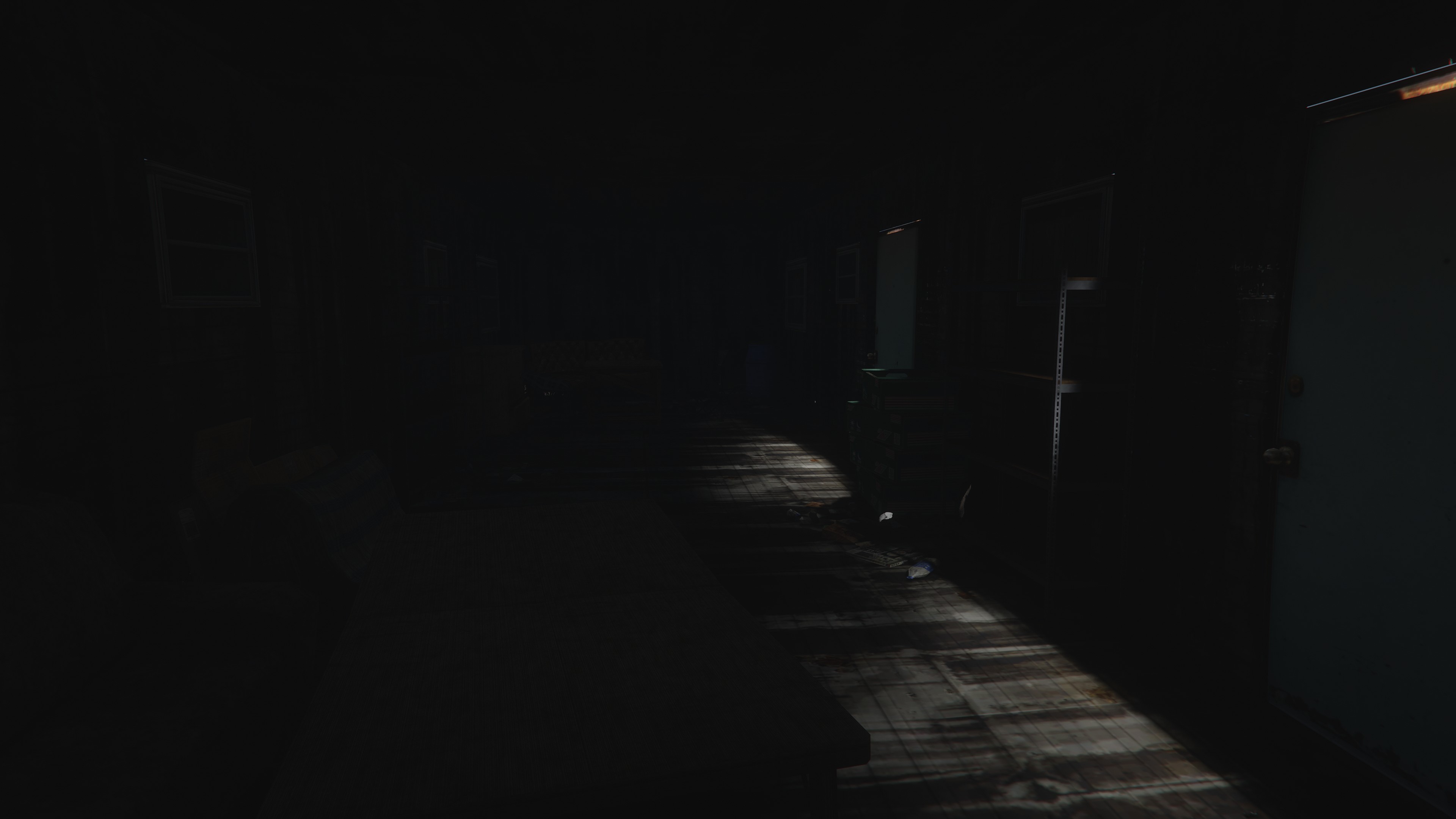 Random Caravan interior in Stab City, very bad lighting.